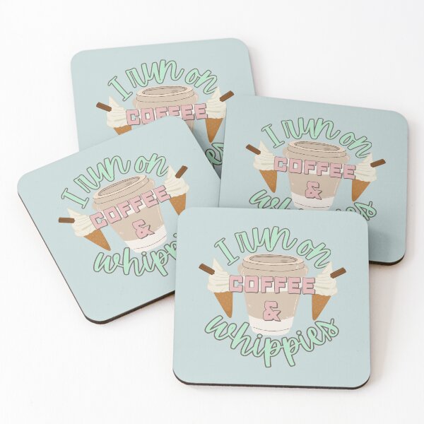 Item preview, Cute I Run On Coffee And Whippies Ice Cream Fun Slogan designed and sold by TrulyEpoque.