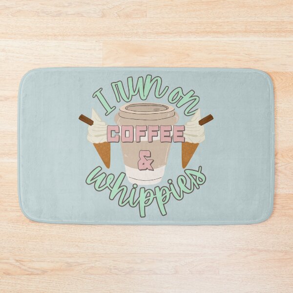 Item preview, Cute I Run On Coffee And Whippies Ice Cream Fun Slogan designed and sold by TrulyEpoque.
