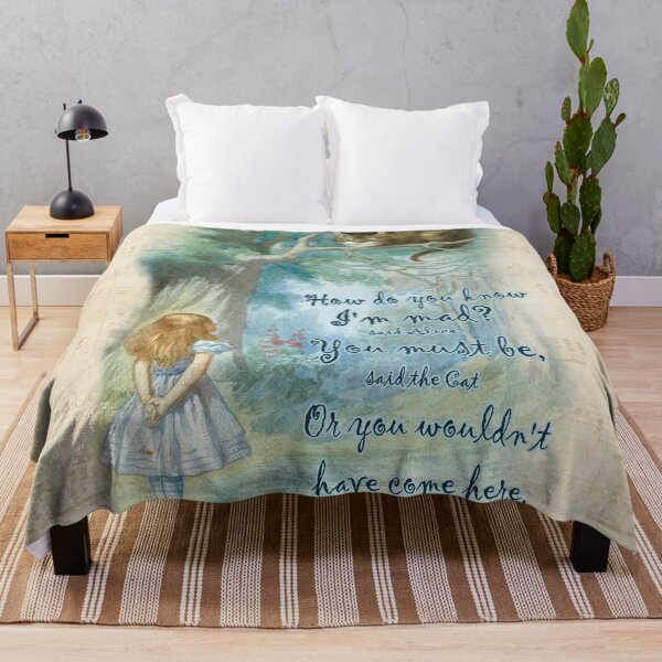 Item preview, Alice In Wonderland Quote - How Do You Know I'm Mad designed and sold by maryedenoa.