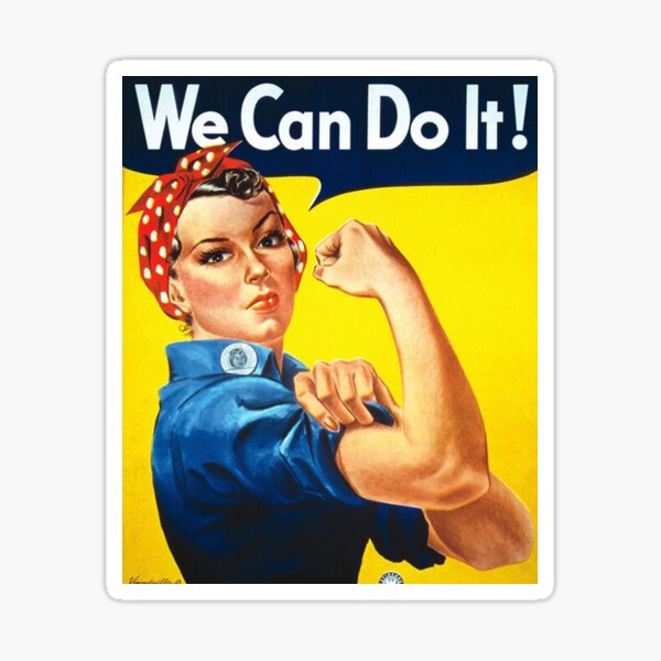 Item preview, We Can Do It - Rosie the Riveter designed and sold by angelacarne.