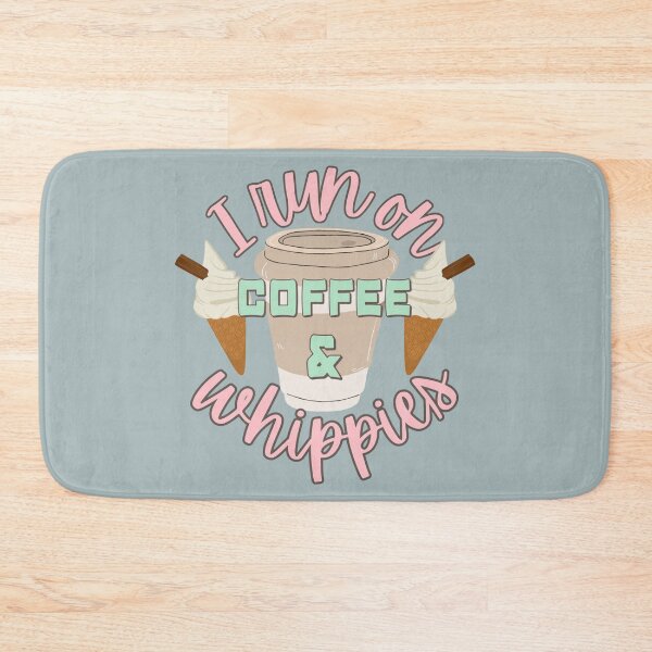 Item preview, Pastel I Run On Coffee And Whippies Ice Cream Fun Slogan designed and sold by TrulyEpoque.