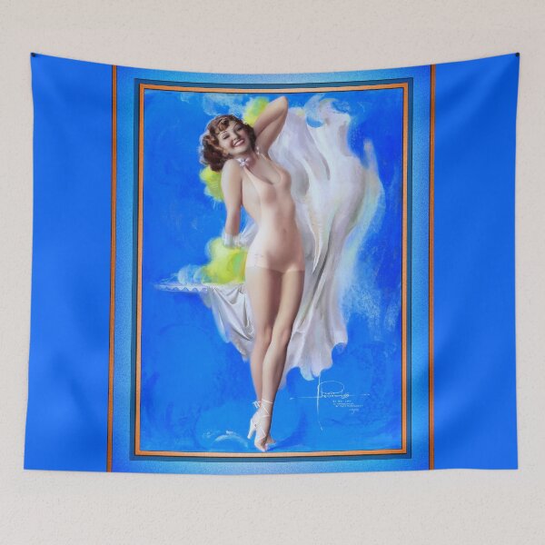Item preview, Showgirl by American Artist Rolf Armstrong Remastered Vintage Art Xzendor7 Reproductions designed and sold by Xzendor7 Digital Art Creations.