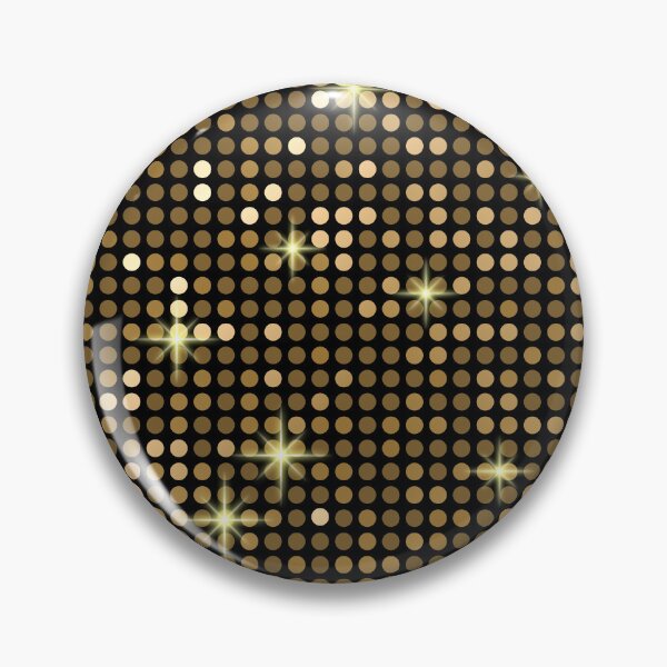 Item preview, Golden Shining Disco Ball Pattern For Disco Lovers And Disco Music Lovers - Disco Ball Pattern designed and sold by Funwithmusic.