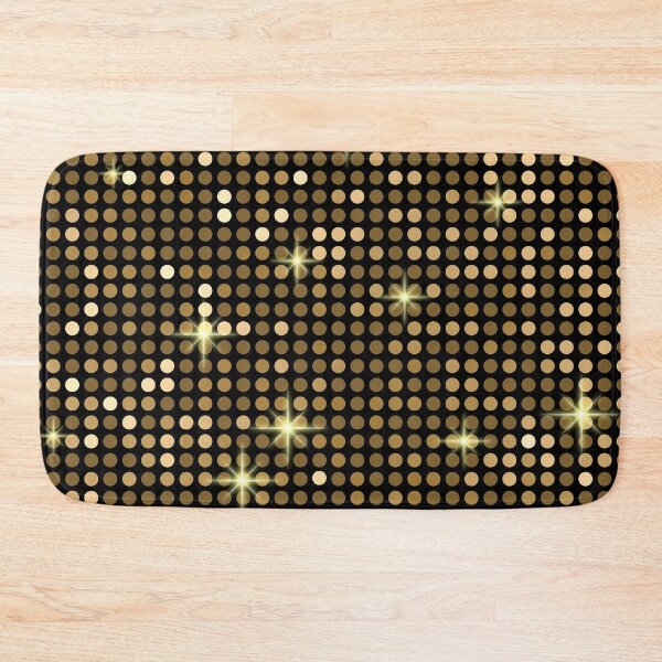 Item preview, Golden Shining Disco Ball Pattern For Disco Lovers And Disco Music Lovers - Disco Ball Pattern designed and sold by Funwithmusic.