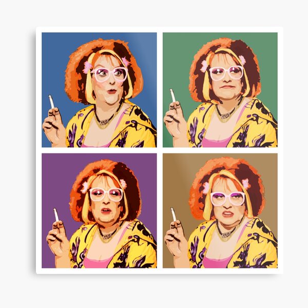 The Auburn Jerry Hall Pop Art Metal Print
