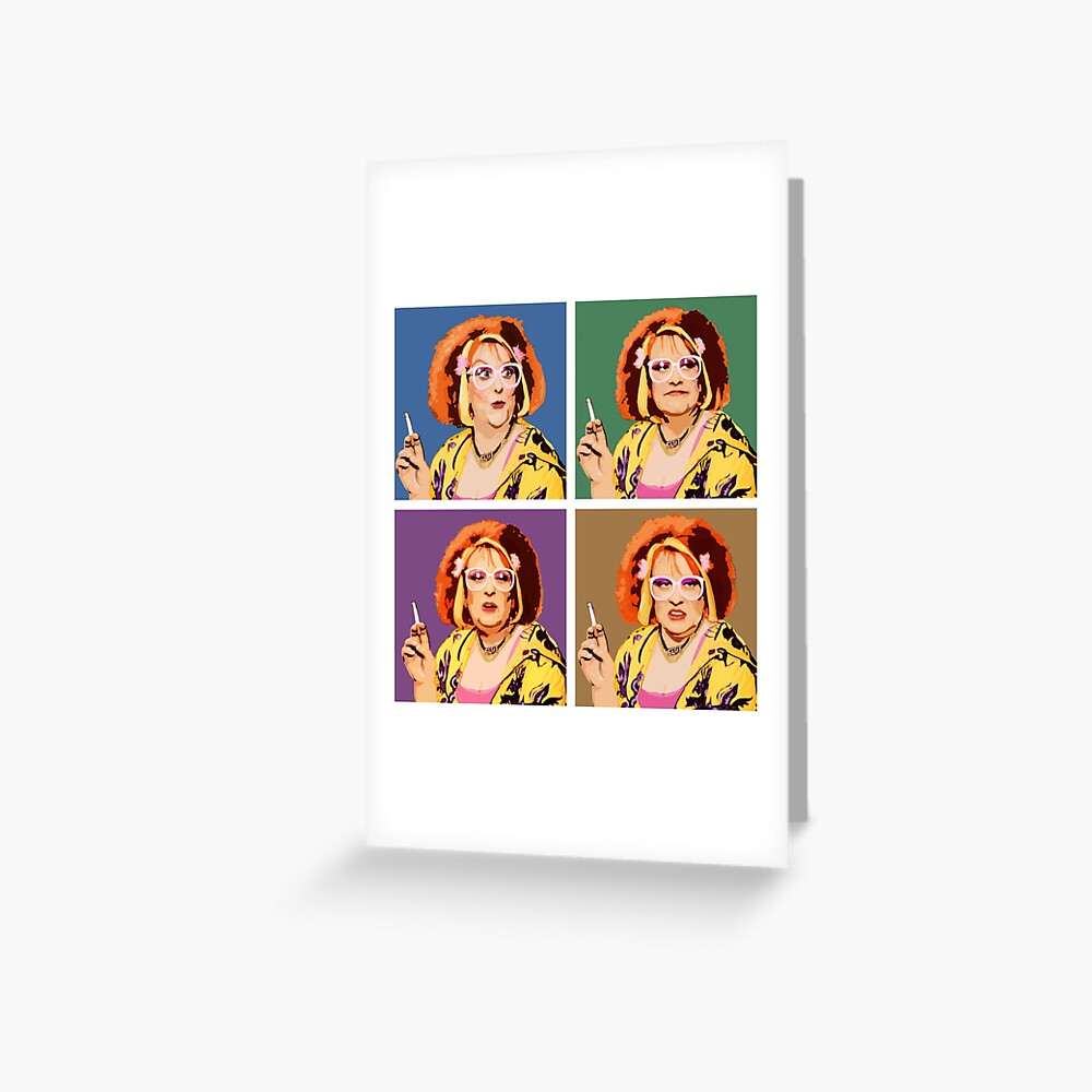 The Auburn Jerry Hall Pop Art Greeting Card