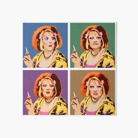 The Auburn Jerry Hall Pop Art Art Board Print