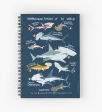 Hammerhead Sharks of the World Spiral Notebook