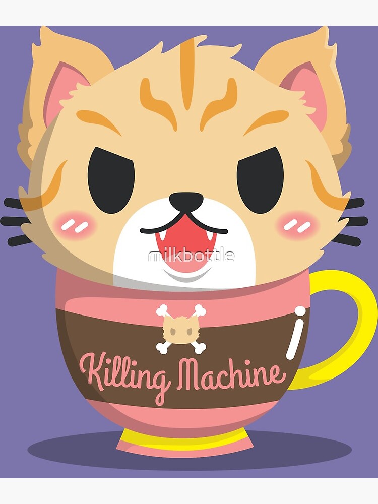 Cute Kitty Cat T-Shirt - Killing Machine Cute Kitty Cat T-Shirt - Killing Machine