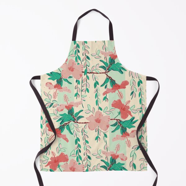 Item preview, Floral Hibiscus and hanging vines pattern with an ornamental feel designed and sold by FlamesandFrost.