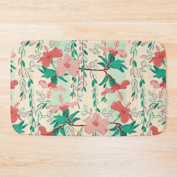Item preview, Floral Hibiscus and hanging vines pattern with an ornamental feel designed and sold by FlamesandFrost.
