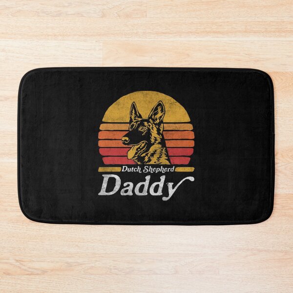 Item preview, Retro Vintage Dutch Shepherd Daddy designed and sold by More Cute Dogs.