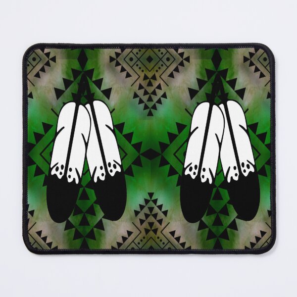 Item preview, Tan / Green Gradient /  Black Double Feather Native Print designed and sold by JMWCD.