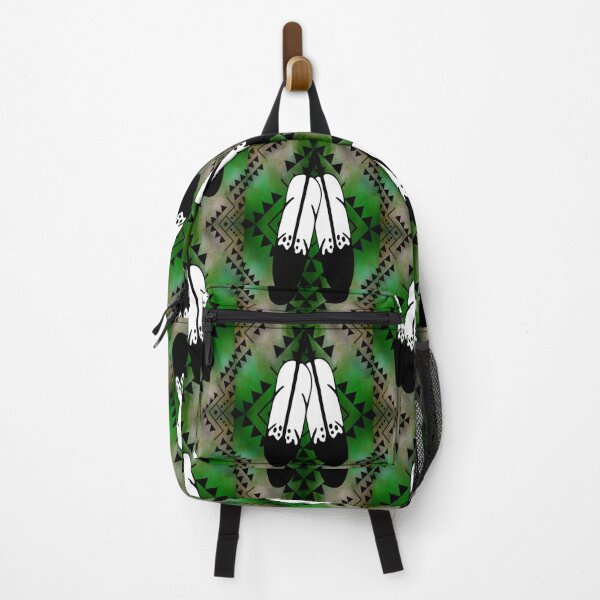 Item preview, Tan / Green Gradient / Black Double Feather Native Print designed and sold by JMWCD.