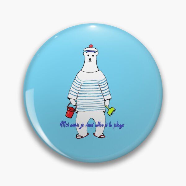 Item preview, Polar bear at the beach (2) designed and sold by voicivoila.