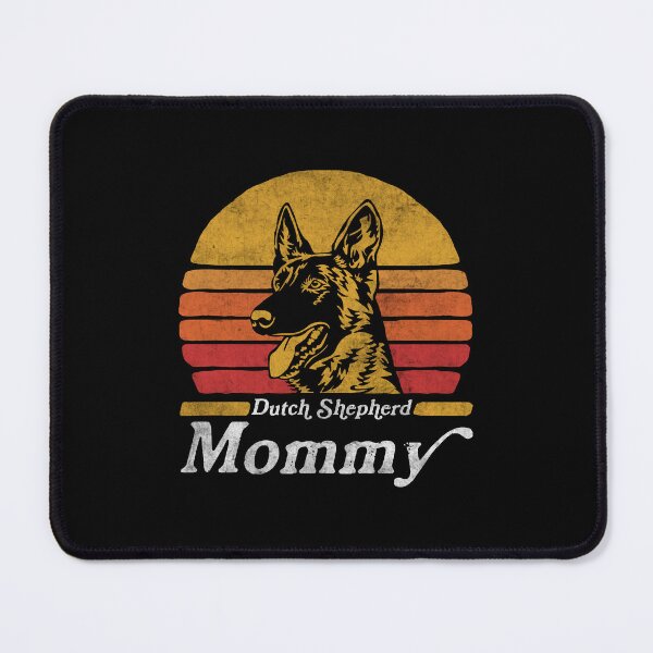 Item preview, Retro Vintage Dutch Shepherd Mommy designed and sold by More Cute Dogs.