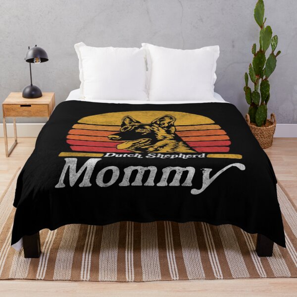 Item preview, Retro Vintage Dutch Shepherd Mommy designed and sold by More Cute Dogs.