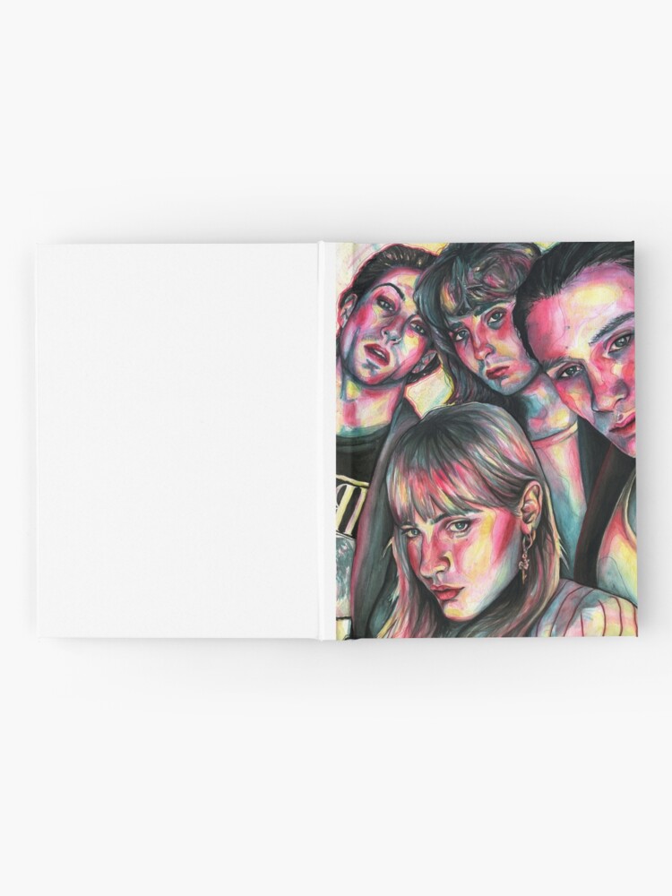 Alternate view of Måneskin Watercolour Portrait Hardcover Journal