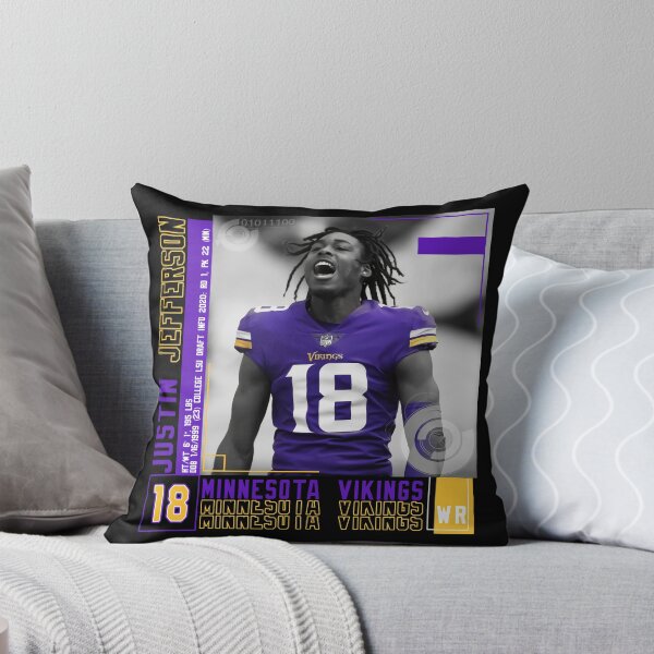 Item preview, JJ18 Justin Jefferson Football/Perfect Design For Fans designed and sold by DonnaAdamASD.