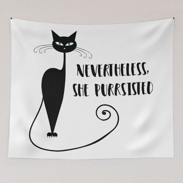 Item preview, Nevertheless, She Purrsisted designed and sold by kimberlyfaye.