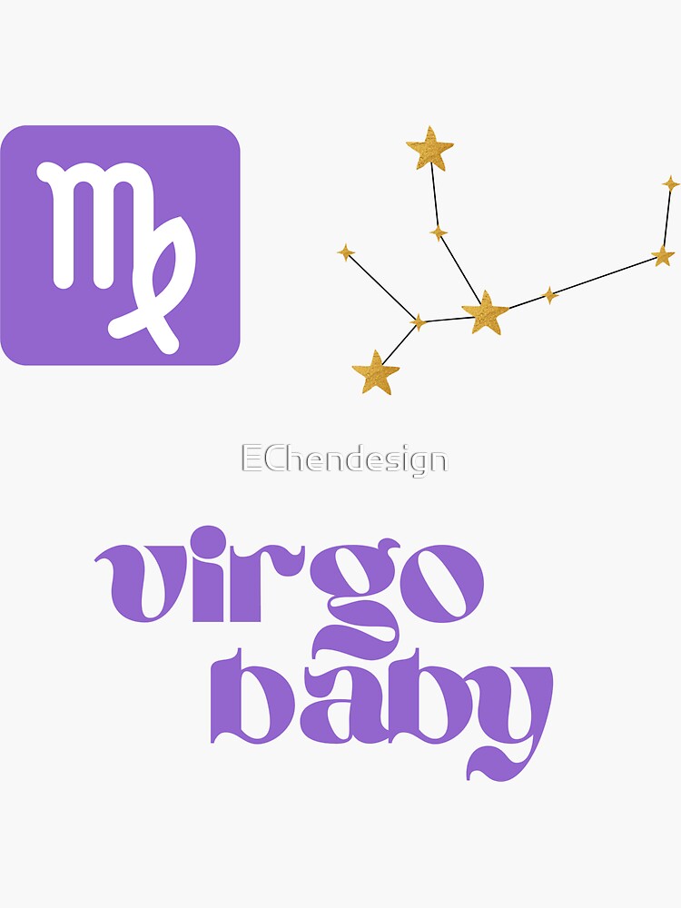 "virgo baby sticker pack" Sticker for Sale by EChendesign Redbubble