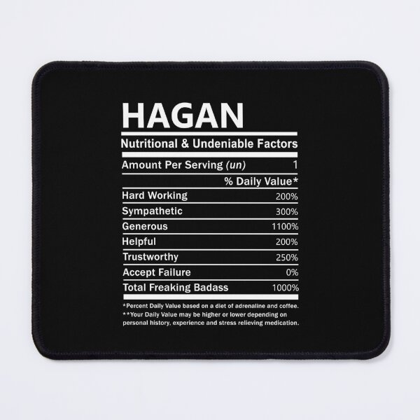 Item preview, Hagan Name T Shirt - Hagan Nutritional And Undeniable Factors Gift Item Tee designed and sold by aaronmaxi6.