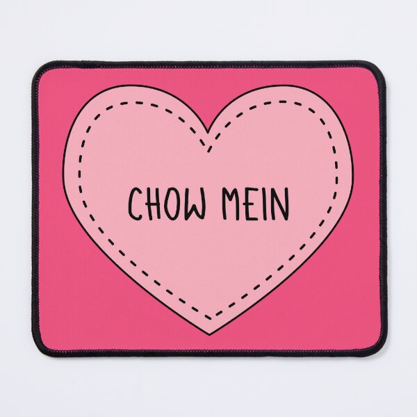 Item preview, Chow Mein Cute Pink Cottagecore Heart Chinese Food designed and sold by cashewdays.