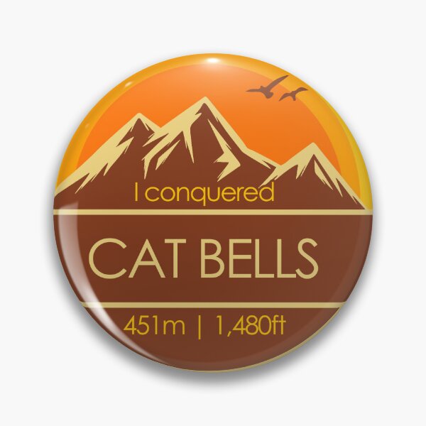 Item preview, I Conquered Cat Bells Hiker's Collectable designed and sold by LegsMiserable.