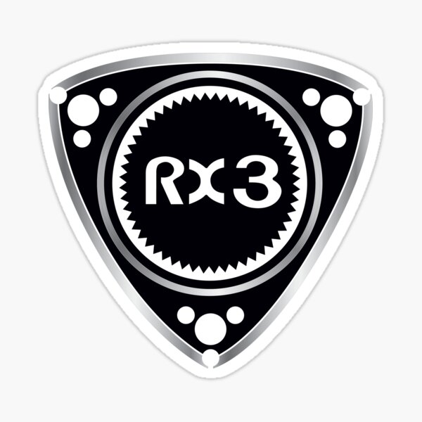 PISTON-ROTARY-RX3 Sticker