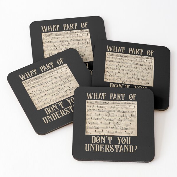 Item preview, What Part Of The Music Notes You Don't Understand Musician designed and sold by katieschunk.
