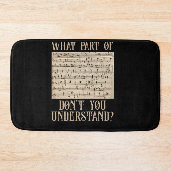 Item preview, What Part Of The Music Notes You Don't Understand Musician designed and sold by katieschunk.