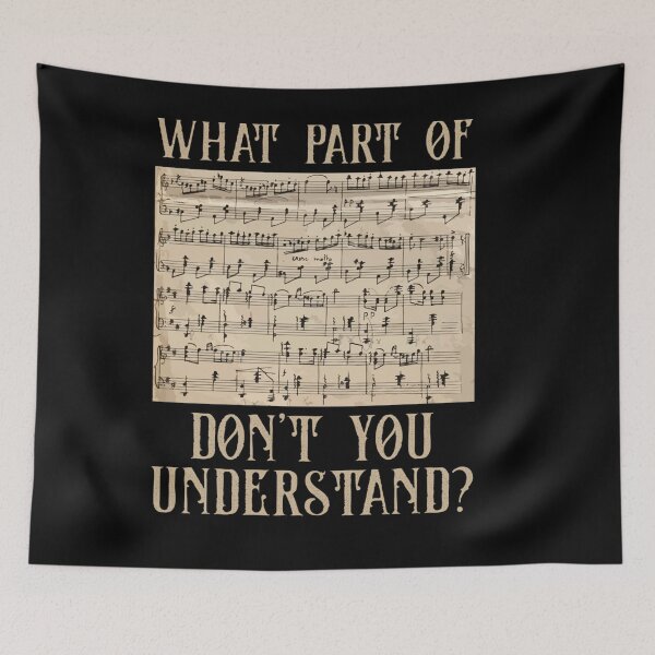 Item preview, What Part Of The Music Notes You Don't Understand Musician designed and sold by katieschunk.