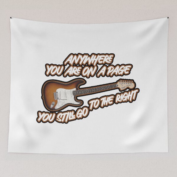 Item preview, Frusciante quotes guitar Ricky designed and sold by AsKartongs.