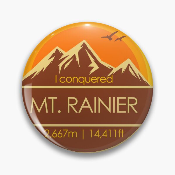 Item preview, I Conquered Mount Rainier Hiker's Collectable designed and sold by LegsMiserable.