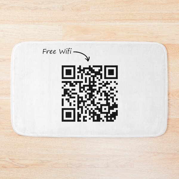 Item preview, Rickroll Qr code "Free Wifi" designed and sold by sbe-zone.