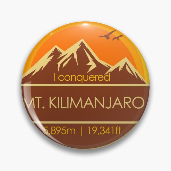 Item preview, I Conquered Mount Kilimanjaro Hiker's Collectable designed and sold by LegsMiserable.
