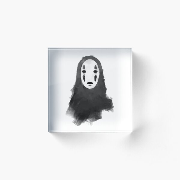 No Face Inspired Acrylic Block