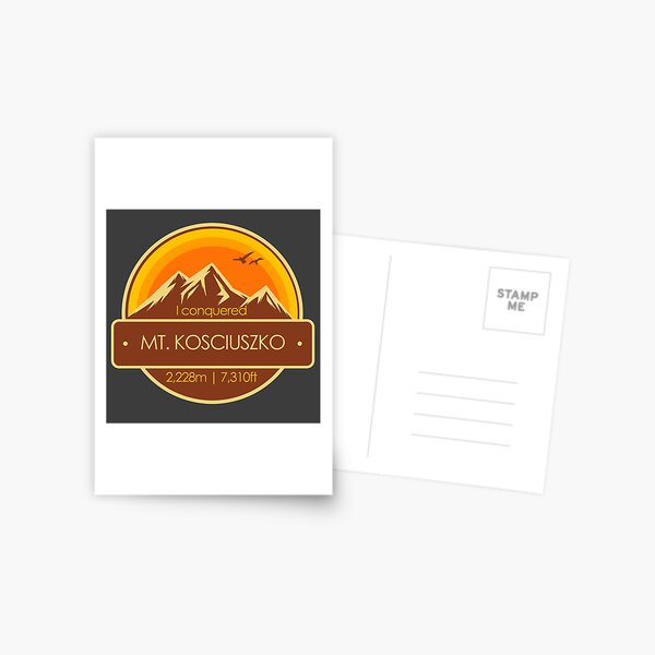 Item preview, I Conquered Mount Kosciuszko Hiker's Collectable designed and sold by LegsMiserable.