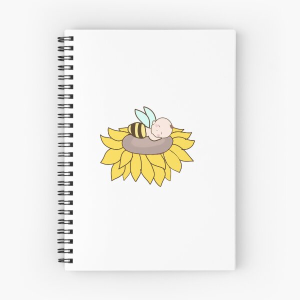 Item preview, Sleeping Bee Baby on Sunflower  designed and sold by coozeebee.