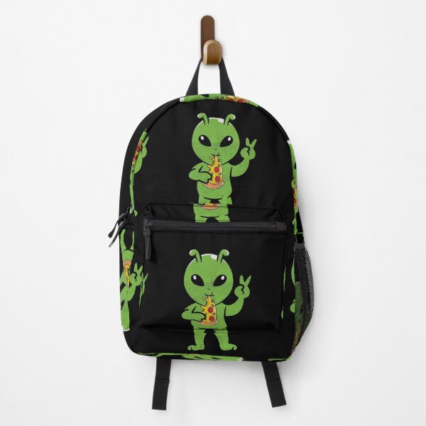 Item preview, Alien Eating Pizza UFO Extraterrestrial designed and sold by fooderiffic.