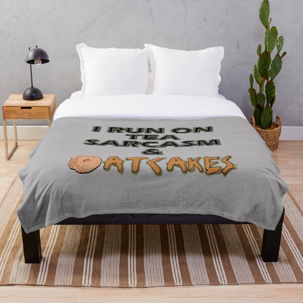 Item preview, I Run On Tea, Sarcasm & Oatcakes designed and sold by RavenPhotoUK.