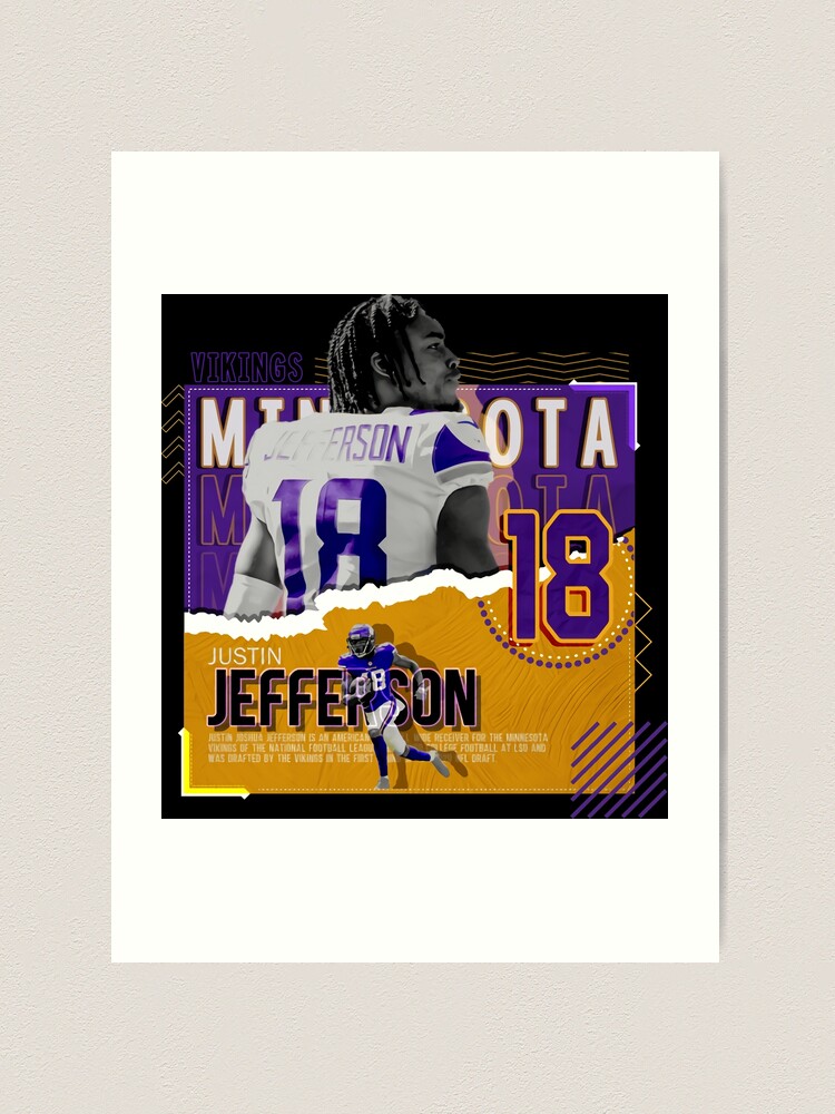 Tshirtgang jjettas Justin Jefferson Minnesota Vikings Football Fan T Shirt Classic / Black / 2 X-Large