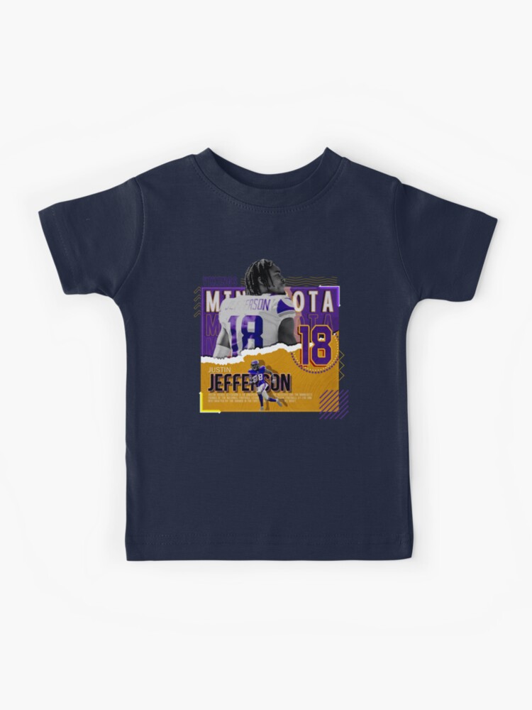 Justin Jefferson Youth Jersey Kids T-Shirt for Sale by Jalib