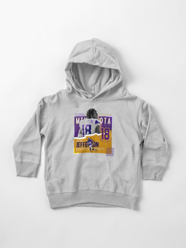 Justin Jefferson Youth Hoodie, Minnesota Football Kids Youth Hoodie