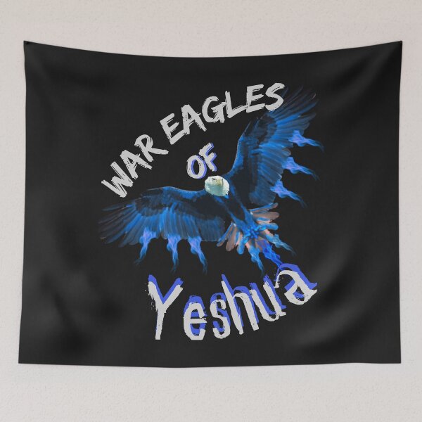 Item preview, War Eagle of Yeshua Blue designed and sold by Tripp Art Studio.