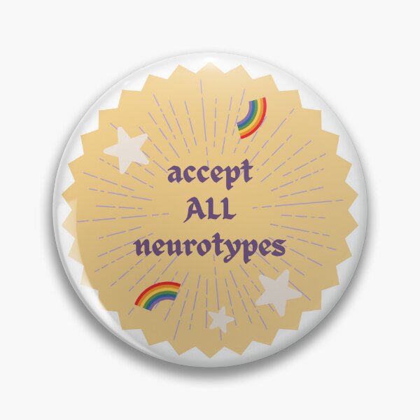 Item preview, Accept All Neurotypes | Pastel Yellow Background designed and sold by seraphmars.