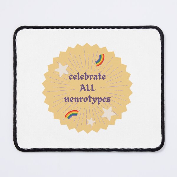 Item preview, Celebrate All Neurotypes | Pastel Yellow Background designed and sold by seraphmars.