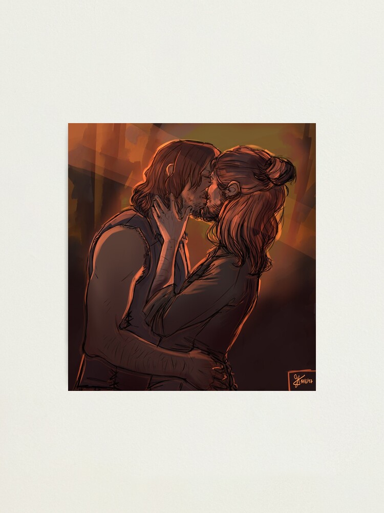 Daryl Amp Jesus Kiss Photographic Print By Gentlegirlyx Redbubble