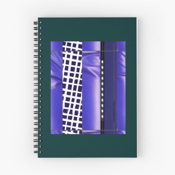 Item preview, X2 Purple Leather by Landon Easley checkered grid black and white  Graphic  designed and sold by Nolassell.