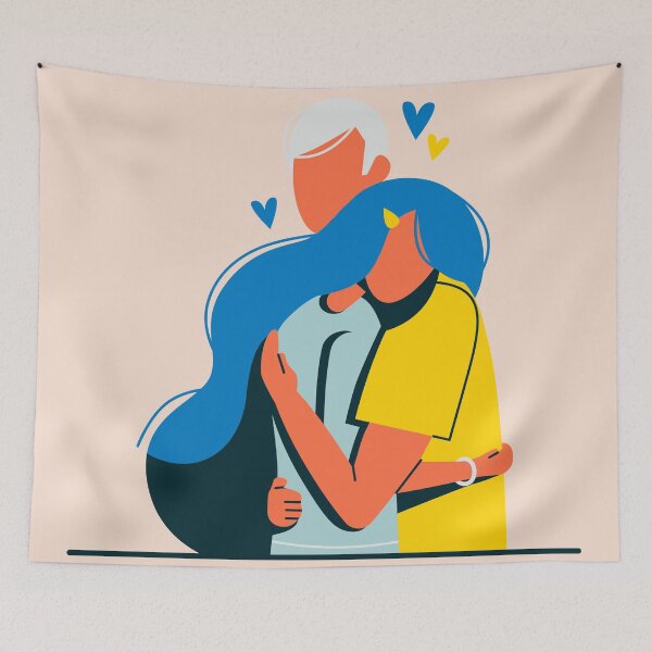 Item preview, Love couple designed and sold by Olga Vorontsova.